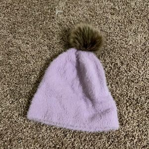 Purple beanie